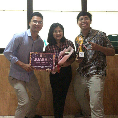 Juara 1 Kategori Lomba Video Edukasi dalam kegiatan World Cancer Day Competition 2020