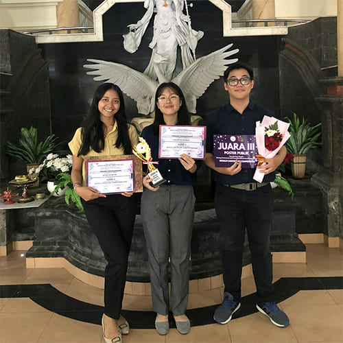 Juara 3 Kategori Lomba Poster Publik dalam kegiatan World Cancer Day Competition 2020