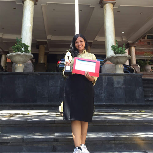 Juara Harapan 2 Kategori Mahasiswa Tingkat Nasional dalam kegiatan Anindyaguna Scientific Paper Competition (ASPAC)